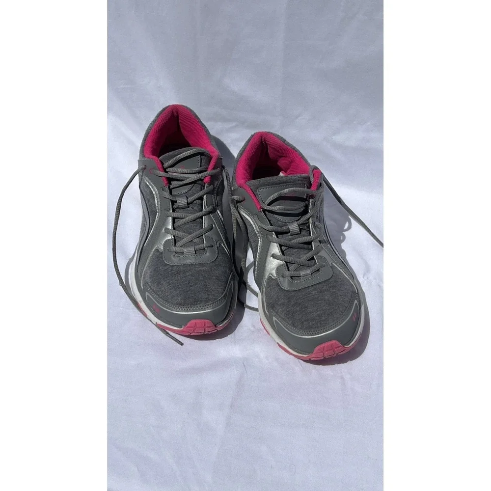 Ryka Aries Gray/pink Women's Textile Athletic Walking Shoes 9.5 M NWOT‎